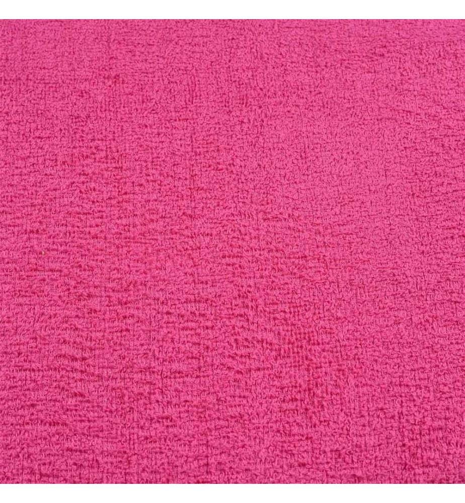 Serviettes de sauna FROGN 10 pcs rose 80x200 cm 360 g/m²