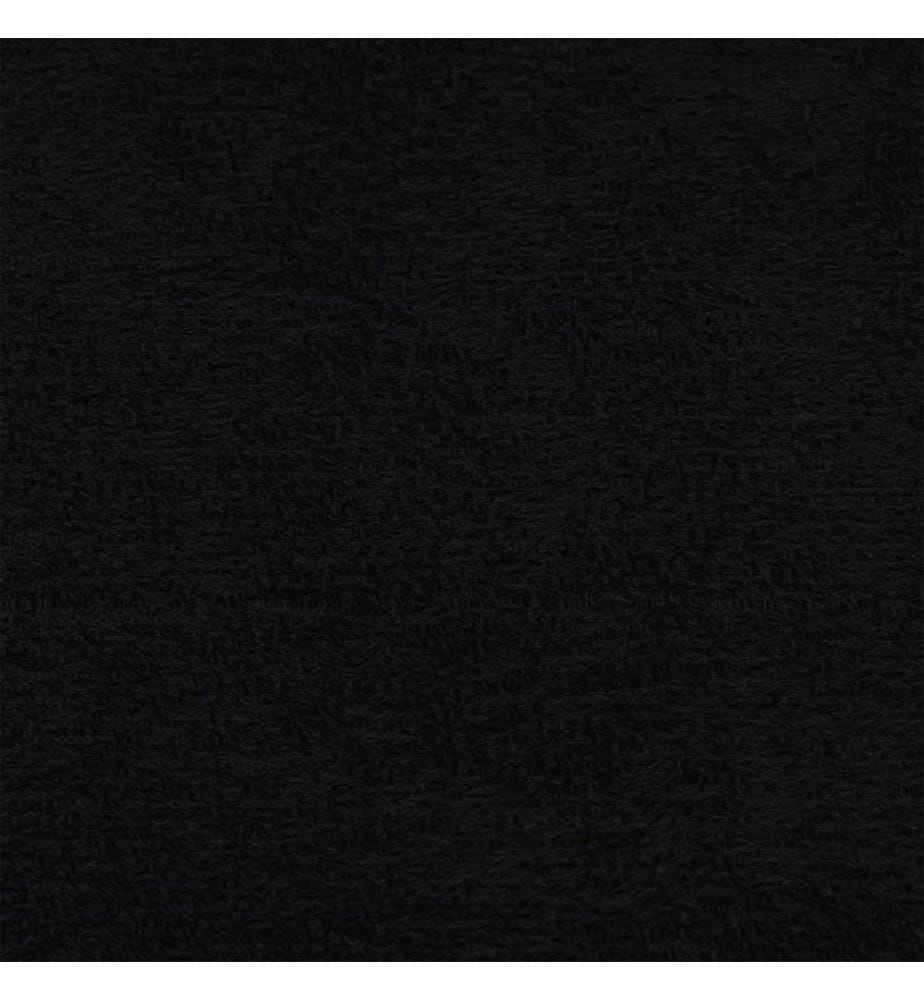 Ensemble de serviettes FROGN 8 pcs noir 360 g/m²