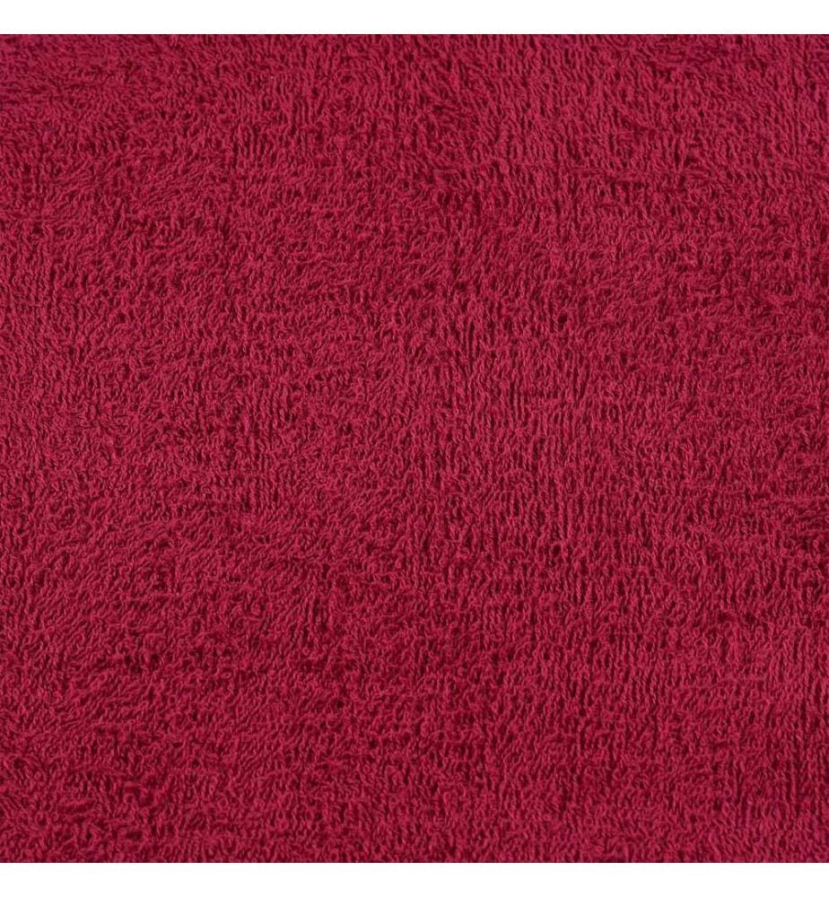 Ensemble de serviettes FROGN 12 pcs bordeaux 360 g/m²