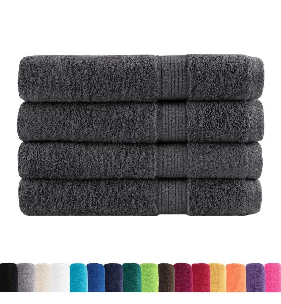 Serviettes de qualité supérieure SOLUND 4 pcs anthracite