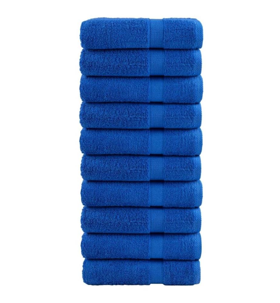 Essuie-mains de qualité supérieure SOLUND 10 pcs bleu 600 g/m²
