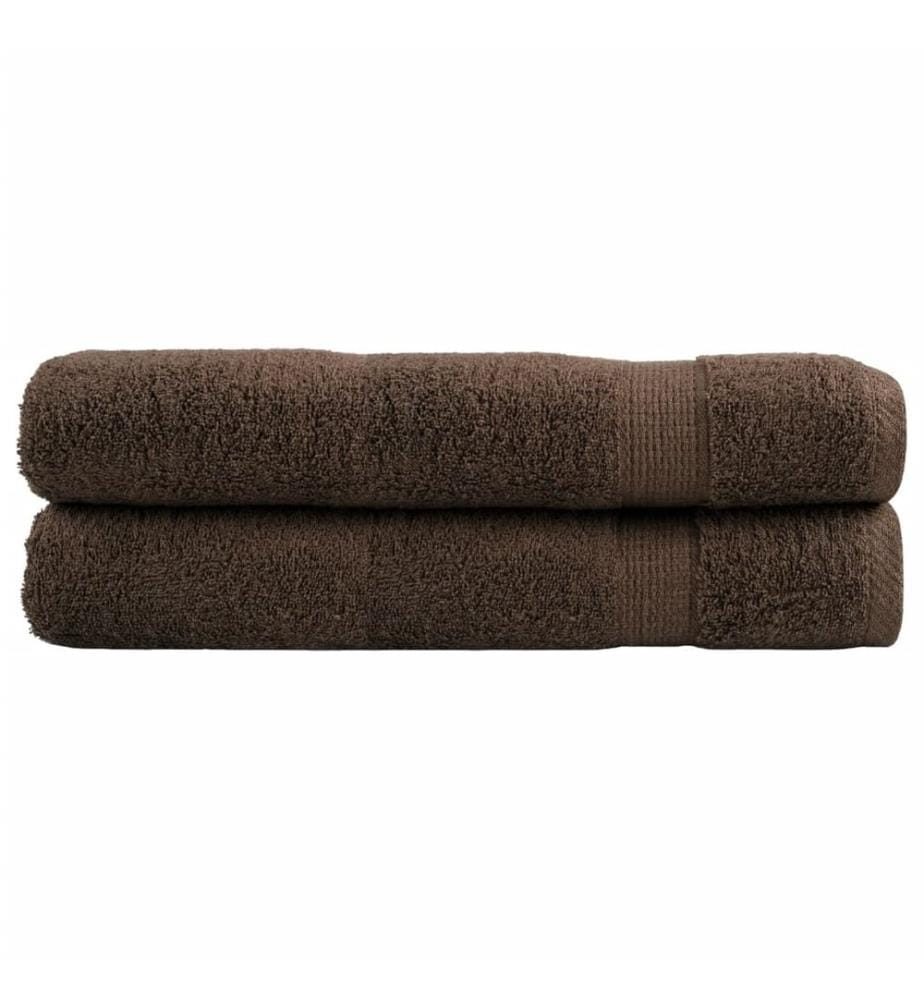 Serviettes de qualité supérieure SOLUND 2 pcs marron 600 g/m²