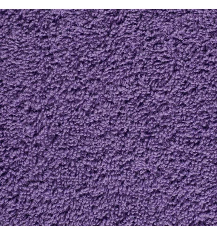 Serviettes de toilette Premium SOLUND 10 pièces Violet 30 x 30 cm 600 g/m²