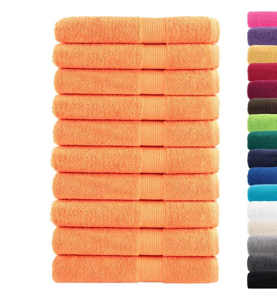 Serviettes de qualité supérieure SOLUND 10 pcs orange 600 g/m²