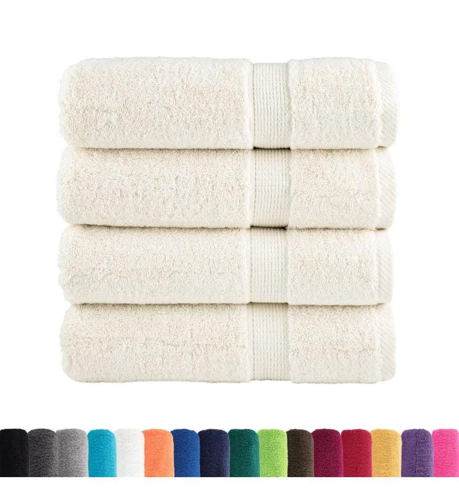 Serviettes de bain de qualité supérieure SOLUND 4 pcs 600g/m²