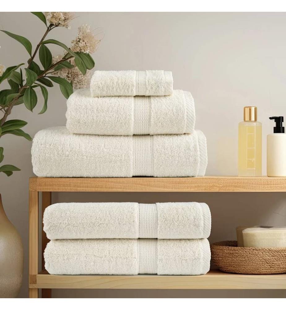 Serviettes de qualité supérieure SOLUND 2 pcs crème 600 g/m²