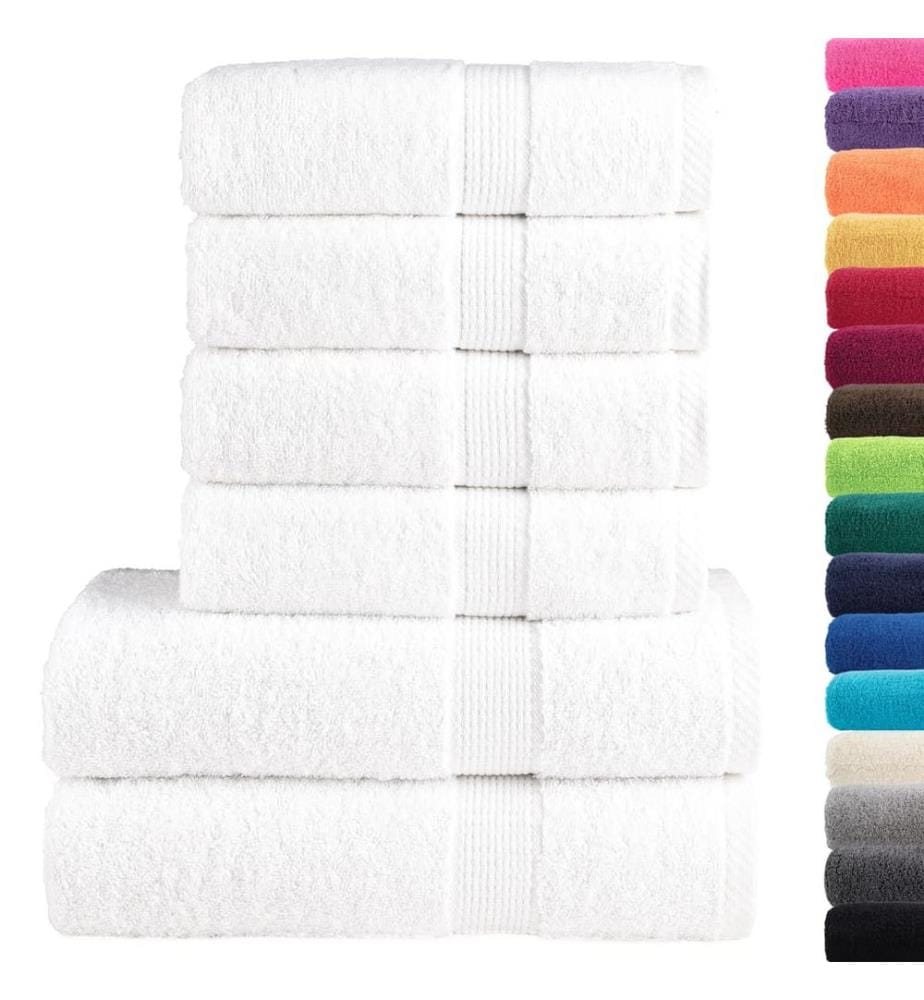 Ensemble de serviettes de qualité supérieure SOLUND 6 pcs blanc