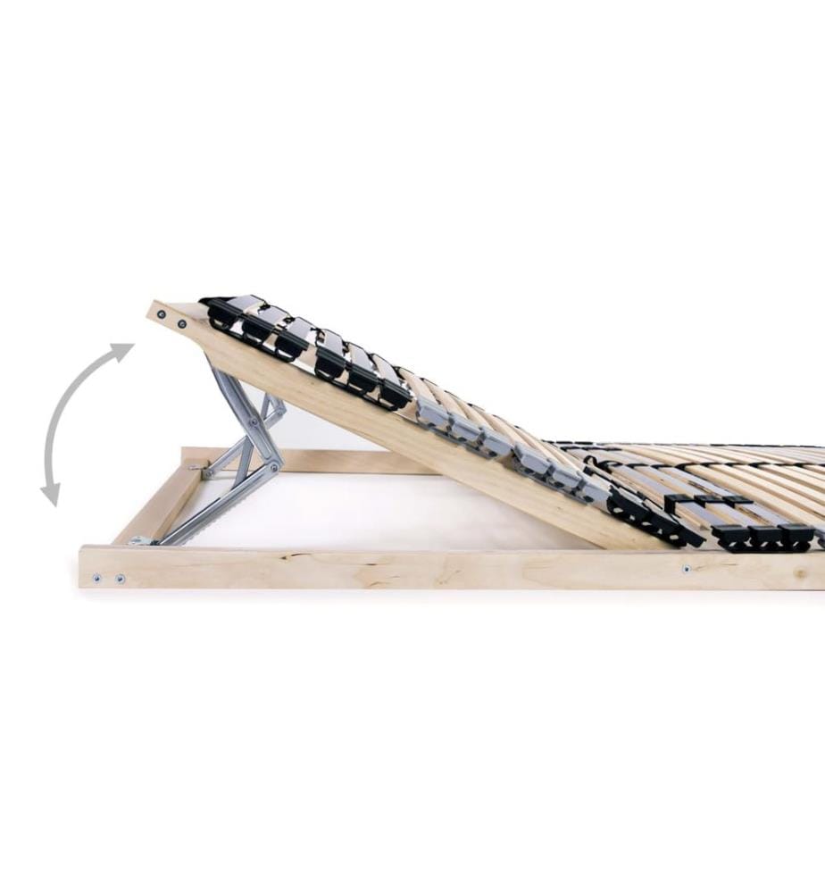 Lattenrost mit 42 Latten 7 Zonen 80x200 cm