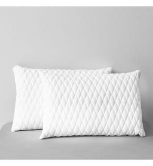 Oreillers lot de 2 60x40x14 cm Mousse à mémoire de forme