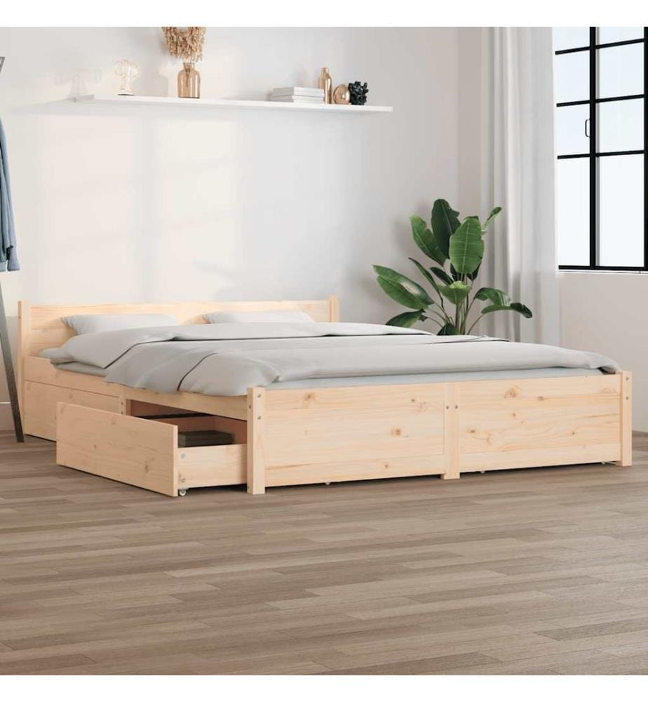 Bett mit Schubladen 140x200 cm