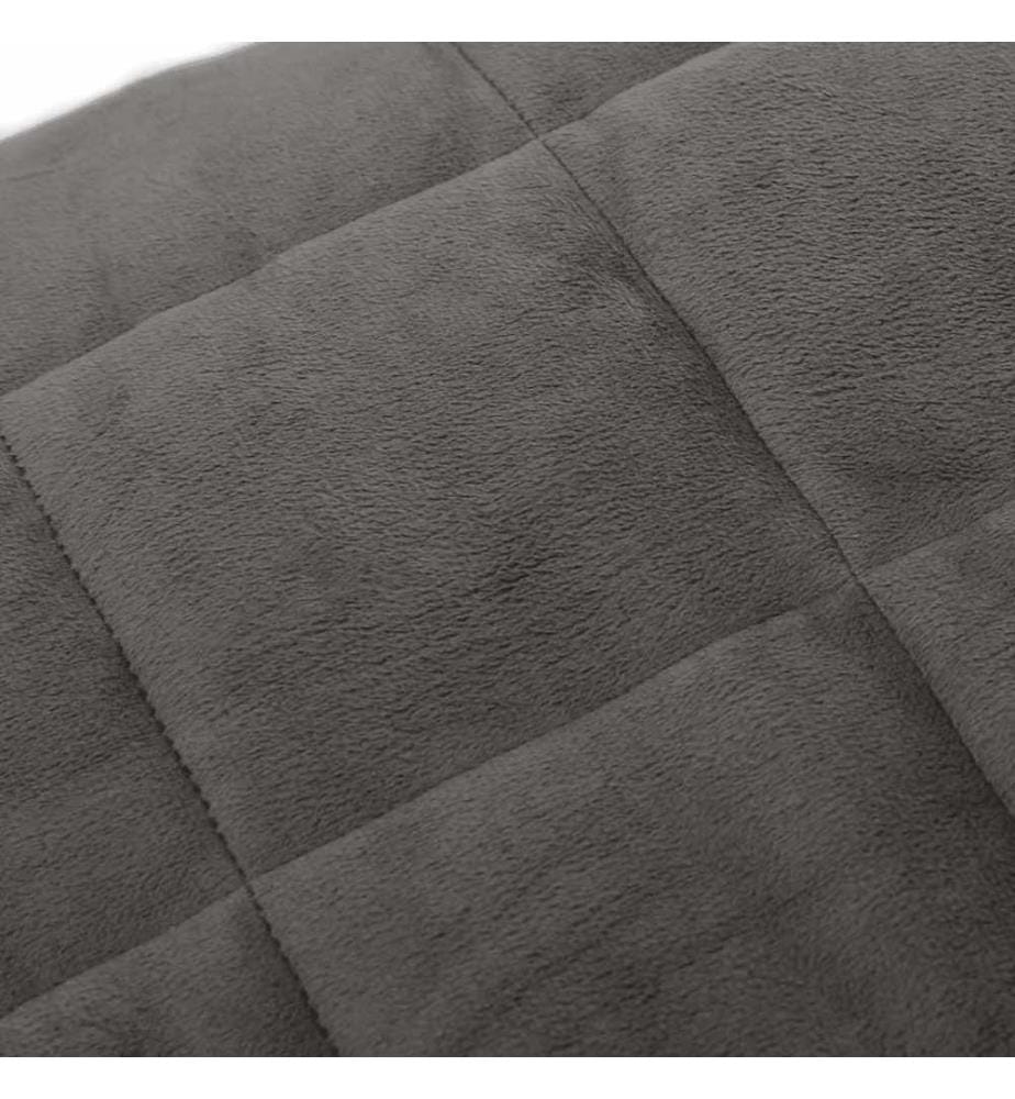 Gewichtsdecke Grau 235x290 cm 11 kg Stoff