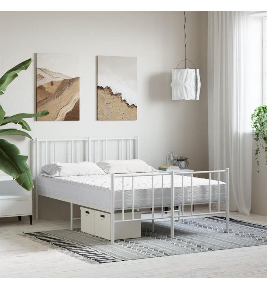 Matelas en mousse blanc 120x200 cm dureté H2 H3