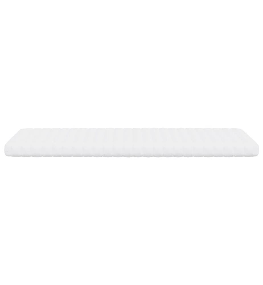 Matelas en mousse 2 pcs blanc 90x190 cm 7 zones dureté 20 ILD