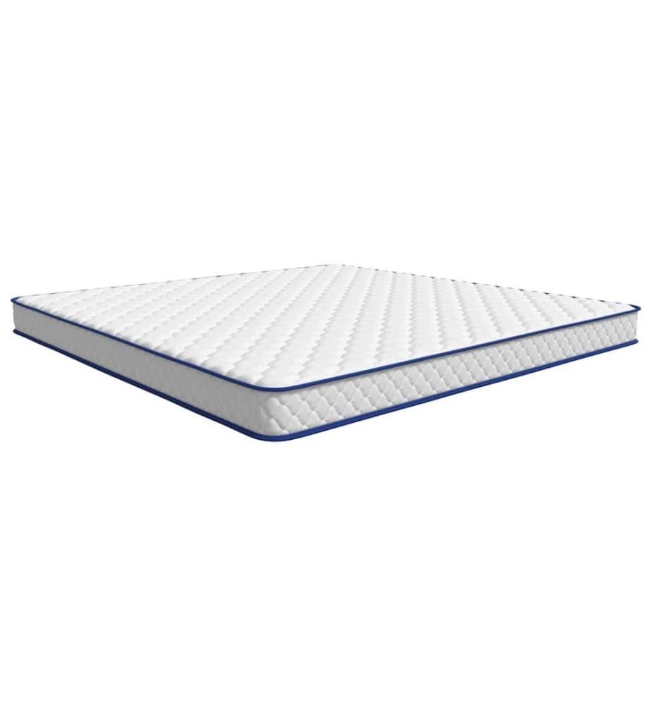 Matelas en mousse à mémoire de forme blanc 200x200x17 cm doux