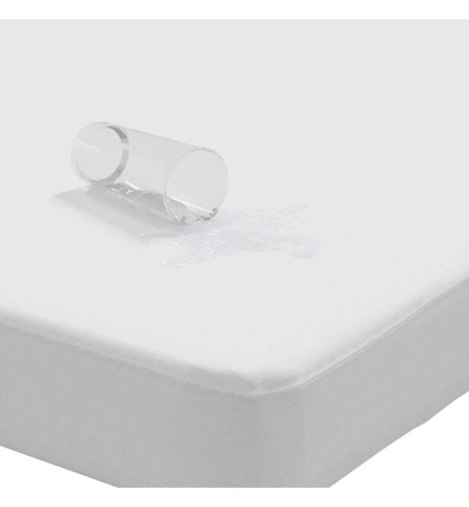 Protège-matelas blanc 90x190 cm imperméable