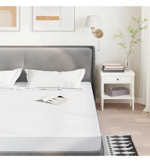 Protège-matelas blanc 140x220 cm imperméable