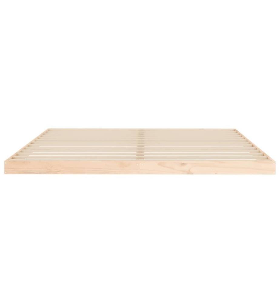 Cadre de lit sans matelas 180x200 cm bois massif de pin