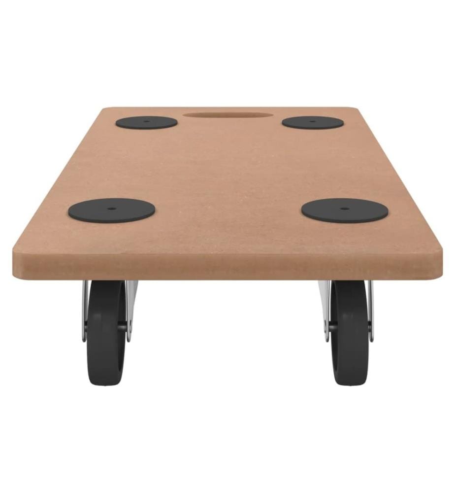 Rollbretter 6 Stk. Rechteckig Holzwerkstoff