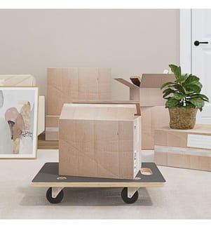 Transportroller 2 Stk. Rechteckig 60x40x11,5 cm 250 kg