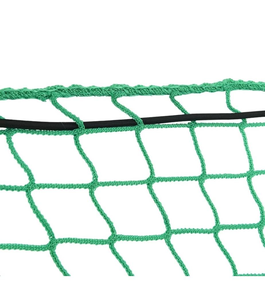 Filet pour remorque avec corde élastique vert 3,5x2,5 m PP