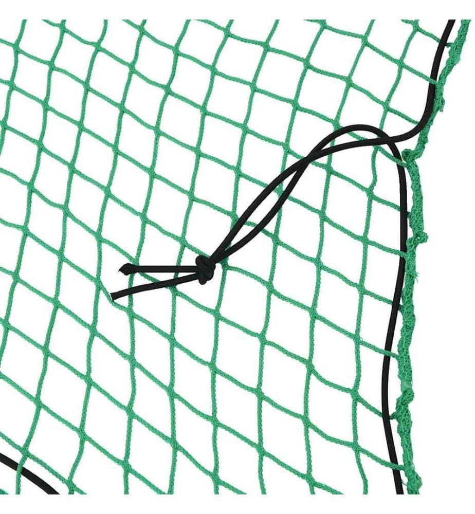 Filet pour remorque avec corde élastique vert 5x3 m PP
