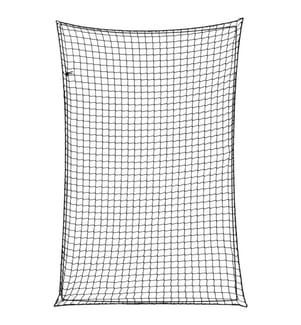 Anhängernetz mit Gummiseil Schwarz 3x2 m PP
