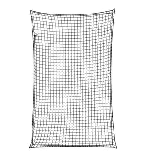 Anhängernetz mit Gummiseil Schwarz 4x2,5 m PP