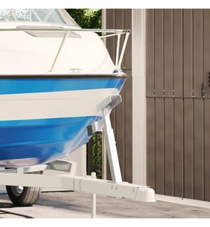 Windenstand mit Bugstütze für Bootsanhänger