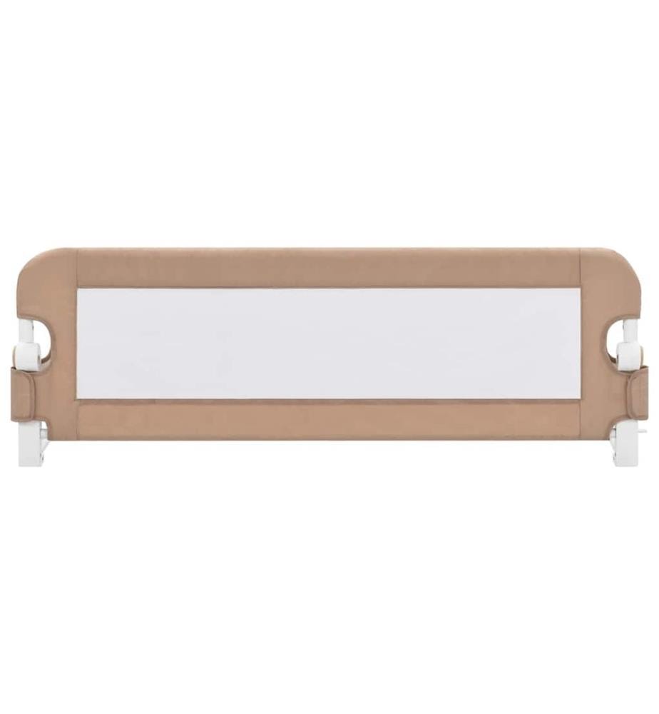 Kleinkind-Bettschutzgitter Taupe 120x42 cm Polyester