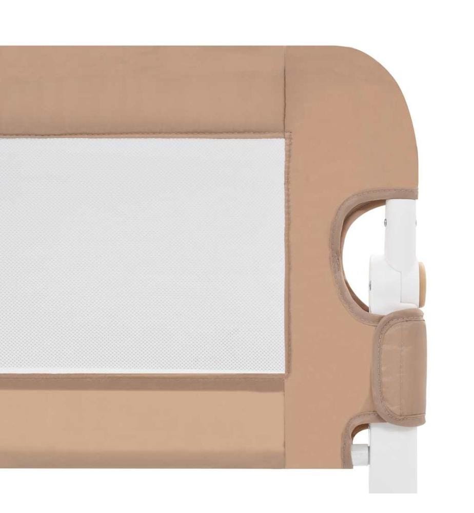 Kleinkind-Bettschutzgitter Taupe 120x42 cm Polyester