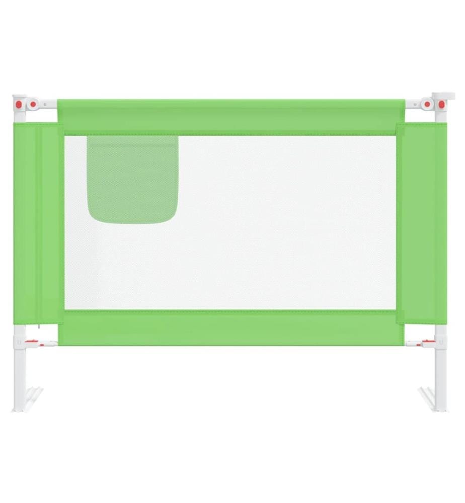 Kleinkind-Bettschutzgitter Grün 90x25 cm Stoff
