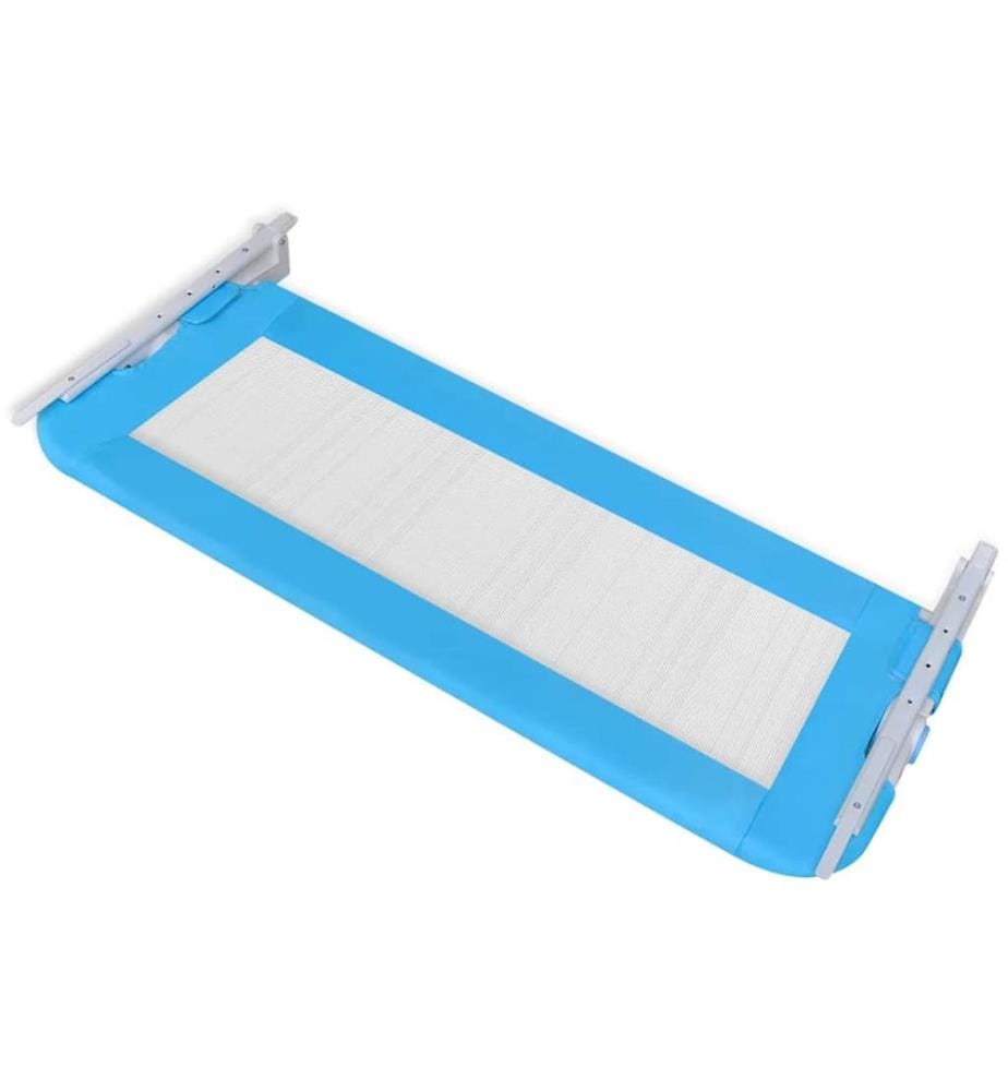 Kleinkind Bettschutzgitter 2 Stk. Blau 102x42 cm