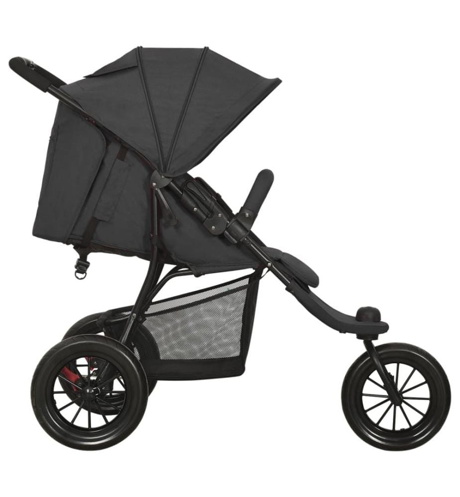Kinderwagen Anthrazit Stahl