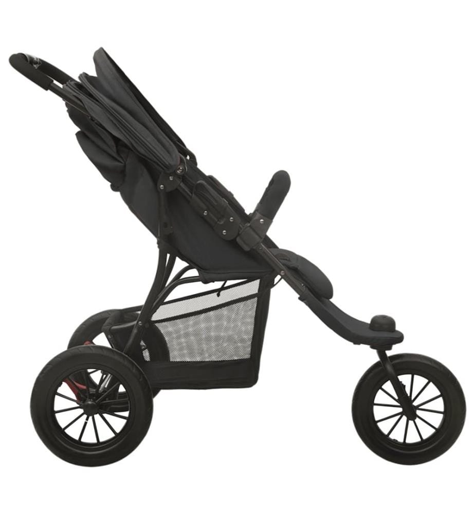 Kinderwagen Anthrazit Stahl