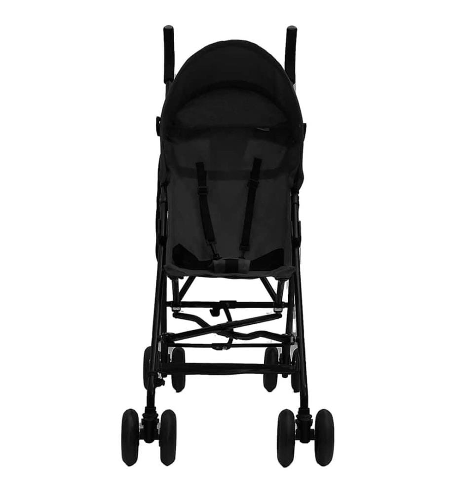 Kinderwagen Anthrazit und Schwarz Stahl