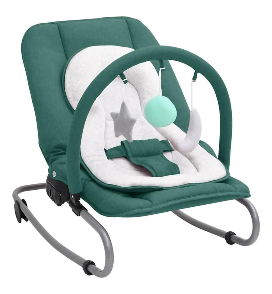 Babywippe Grün Stahl