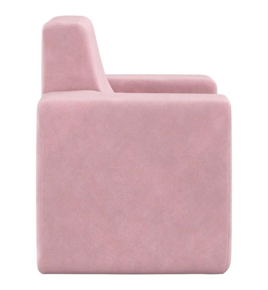 Kindersofa Rosa Weich Plüsch