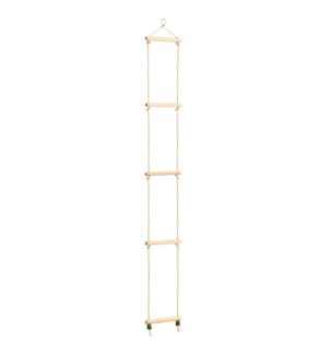 Kinder-Strickleiter Massivholz und PE 30x168 cm