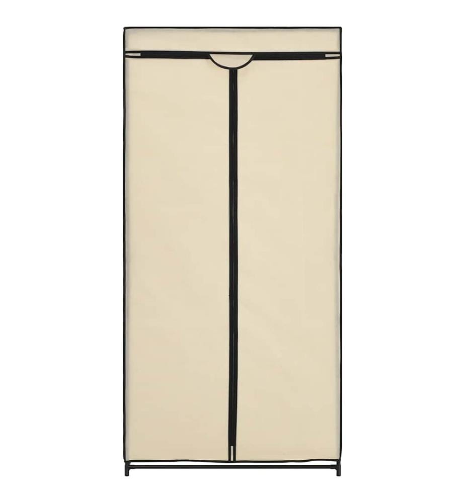 Kleiderschrank Creme 75×50×160 cm