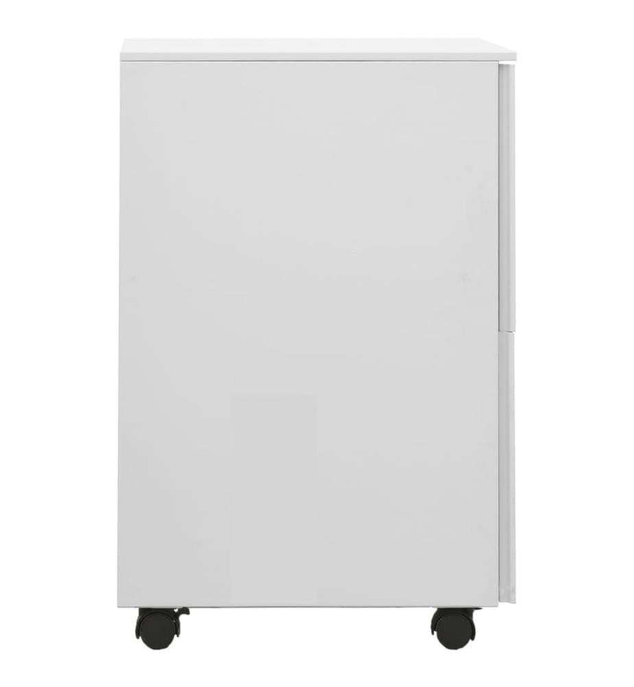 Classeur mobile Gris clair 39x45x67 cm Acier