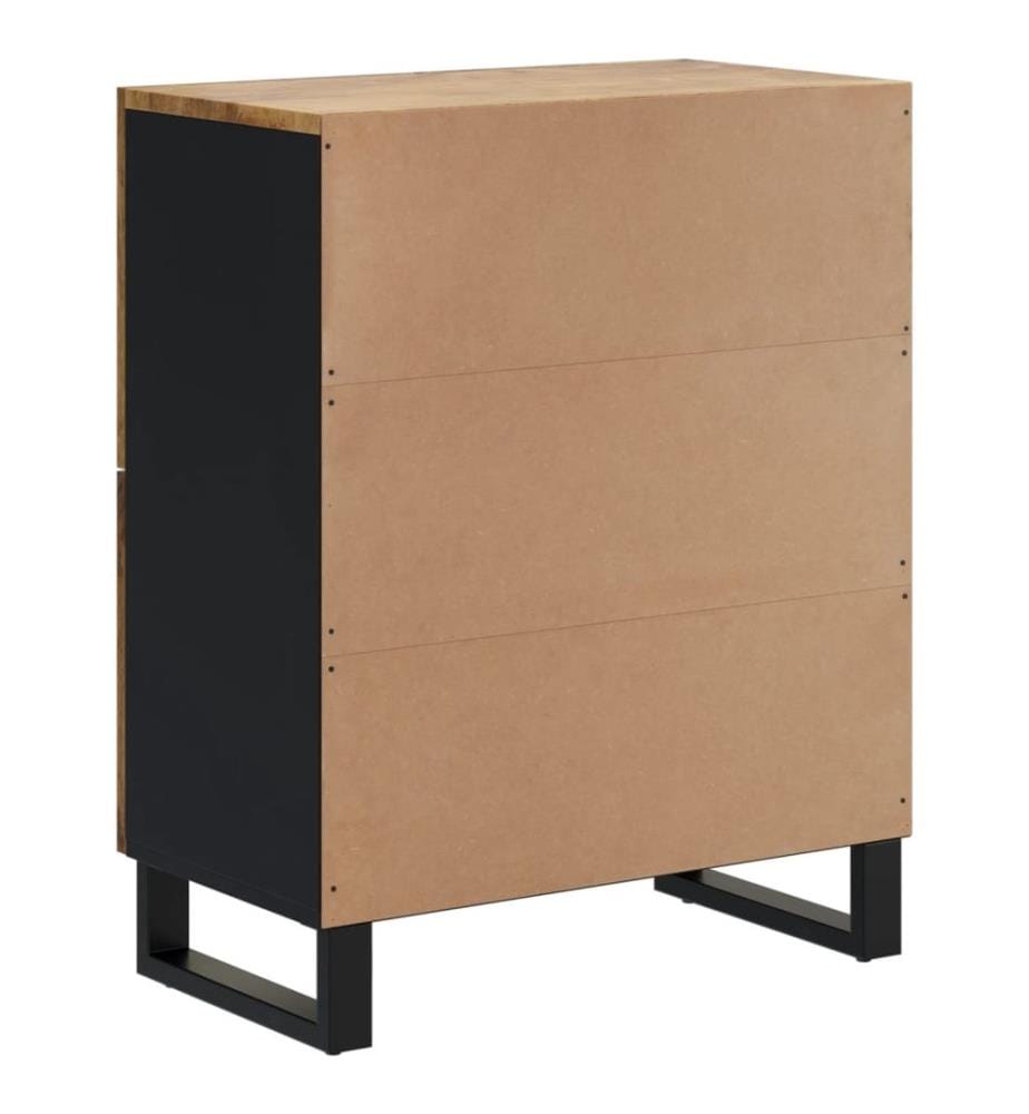 Sideboard mit 4 Türen 60x33x75 cm Massivholz Mango