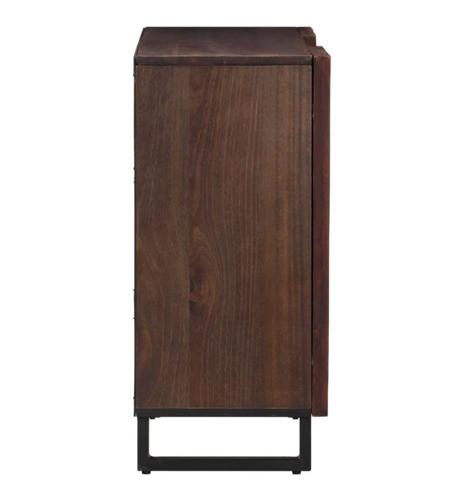 Sideboard Braun 90x34x75 cm Massivholz Mango