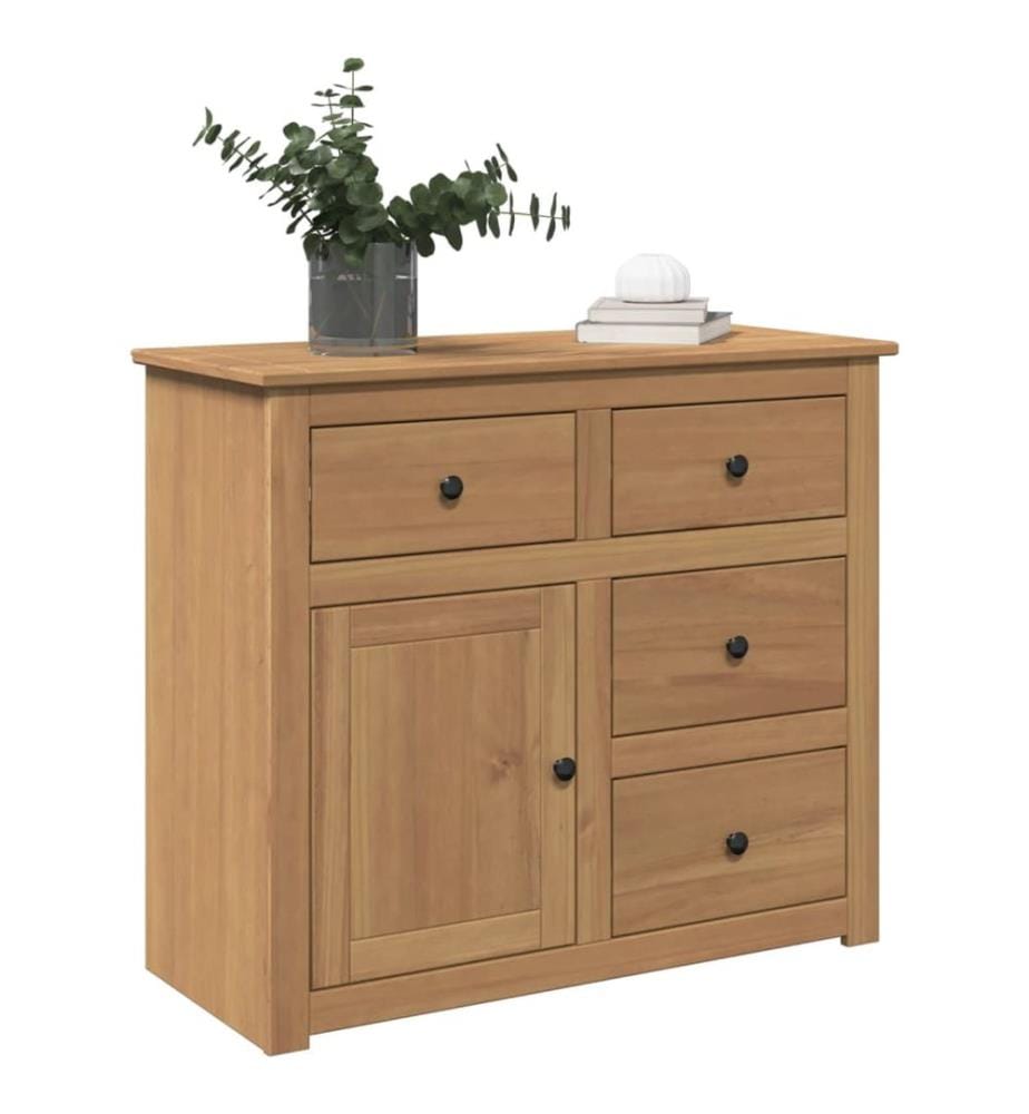 Sideboard mit Schubladen Panama 93x40x80 cm Massivholz Kiefer