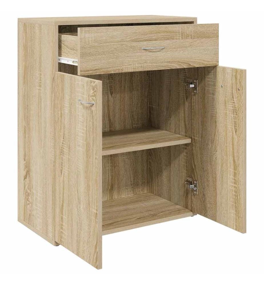 Sideboard Sonoma-Eiche 60x30x75 cm Holzwerkstoff