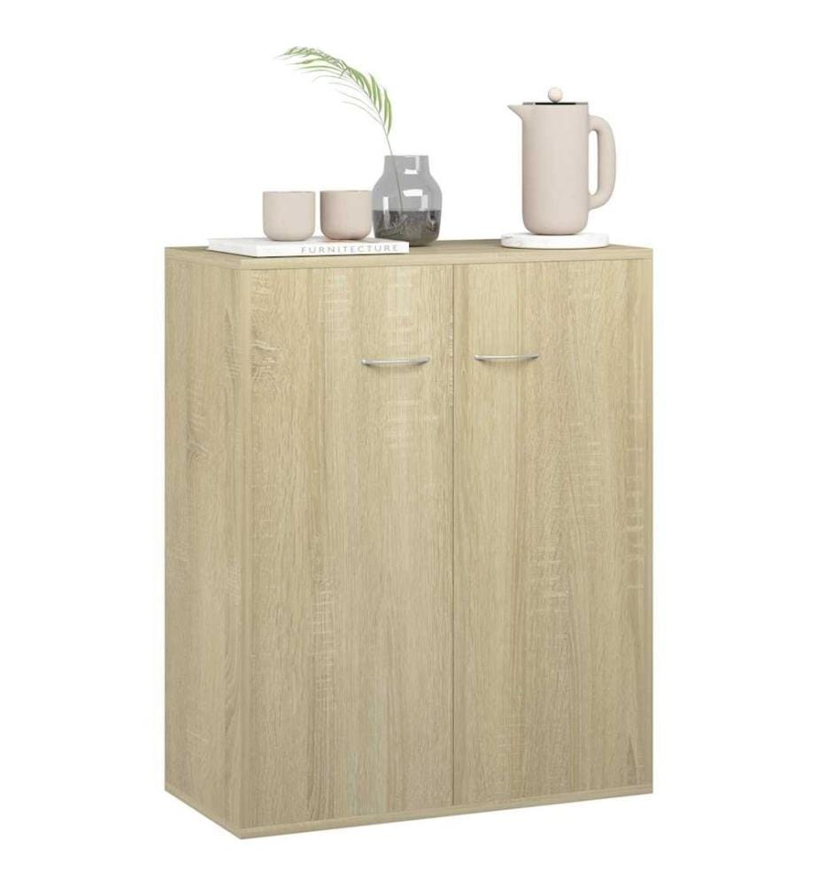 Sideboard Sonoma-Eiche 60x30x75 cm Holzwerkstoff