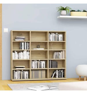 CD-Regal Sonoma-Eiche 100x23x89,5 cm Holzwerkstoff