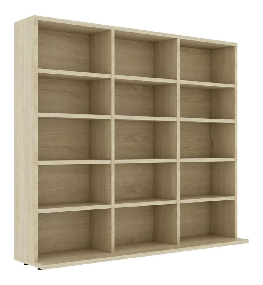CD-Regal Sonoma-Eiche 100x23x89,5 cm Holzwerkstoff