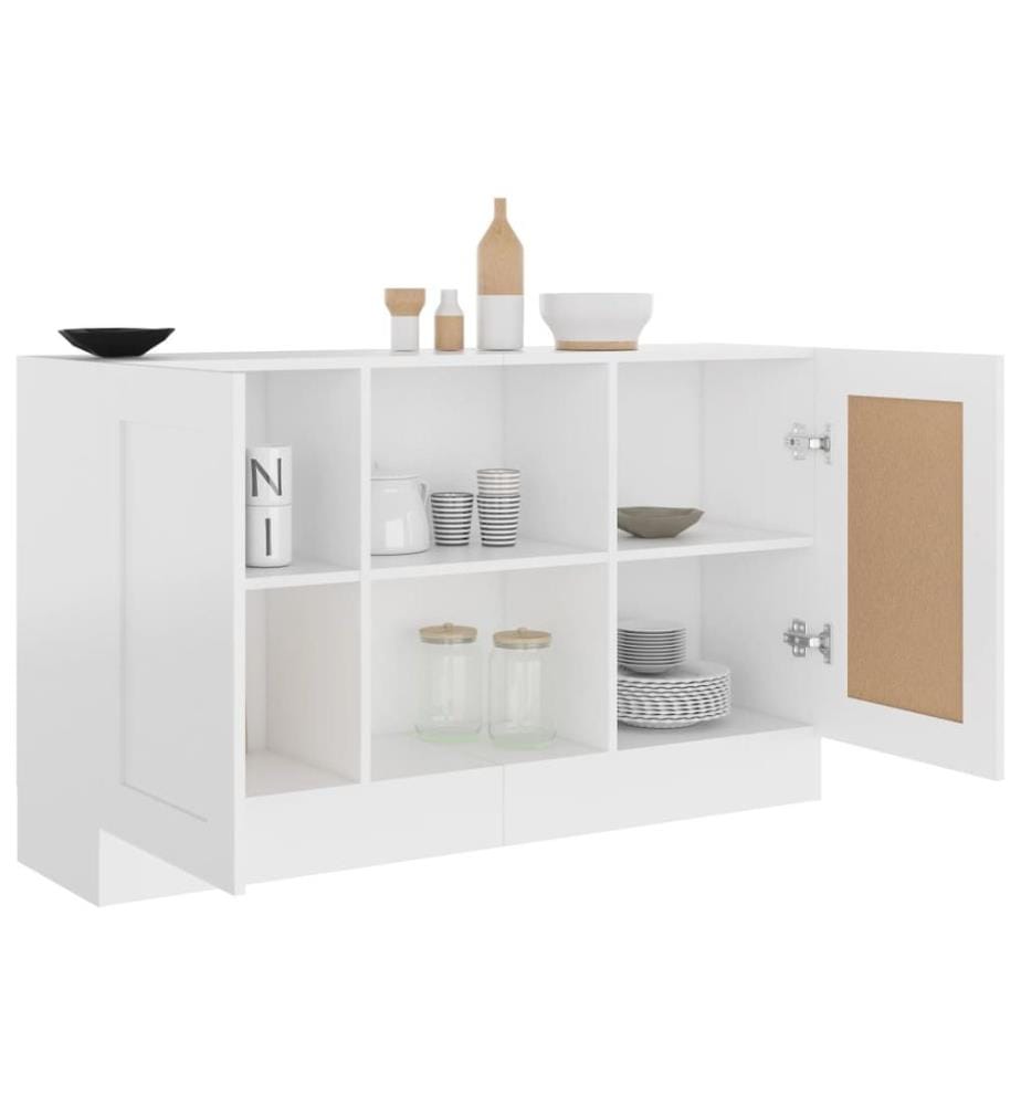 Sideboard Weiss 120x30,5x70 cm Holzwerkstoff