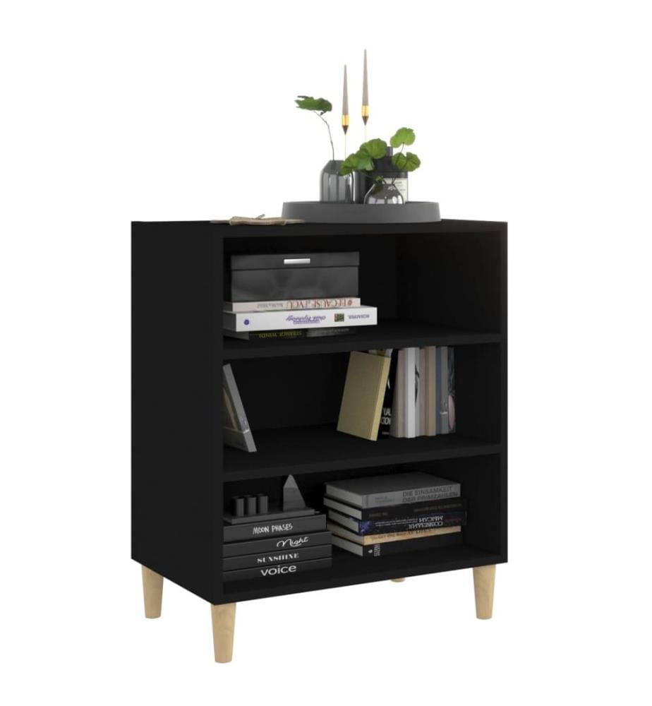 Sideboard Schwarz 57x35x70 cm Holzwerkstoff