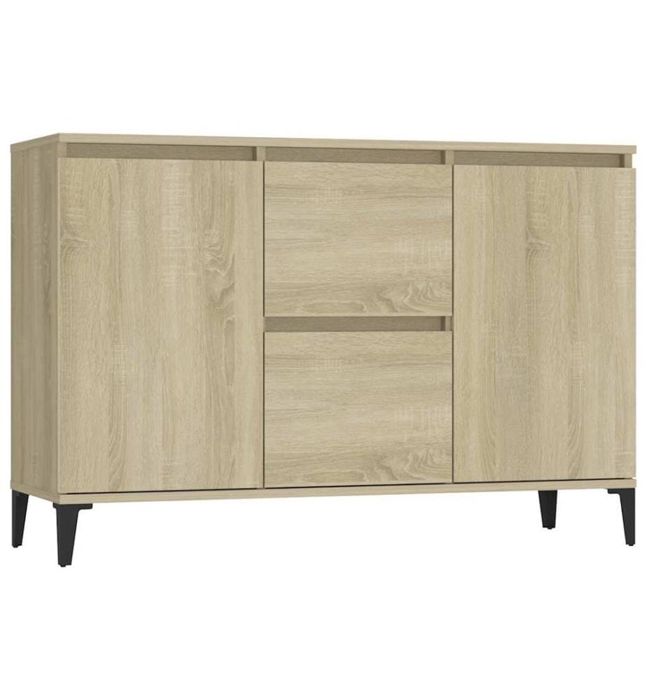 Sideboard Sonoma-Eiche 102x35x70 cm Holzwerkstoff